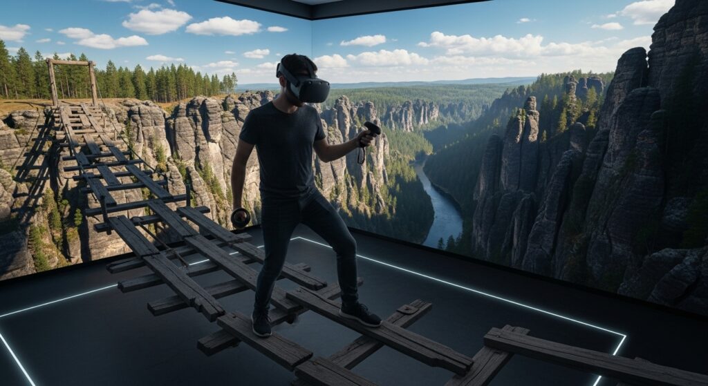 vr uçak korkusu, sanal gerçeklik yükselik deneyimi